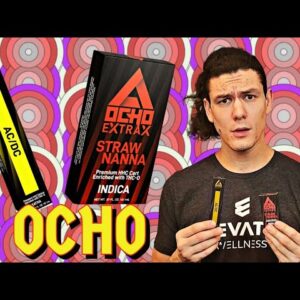 Delta Extrax Ocho Vape Review | ACDC Disposable & Strawnana Cartridge